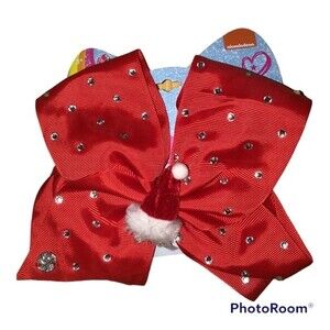 JOJO SIWA Christmas Signature Large Hair Bow Santa Hat